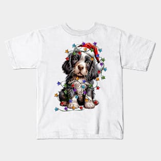 Christmas Puppy Kids T-Shirt